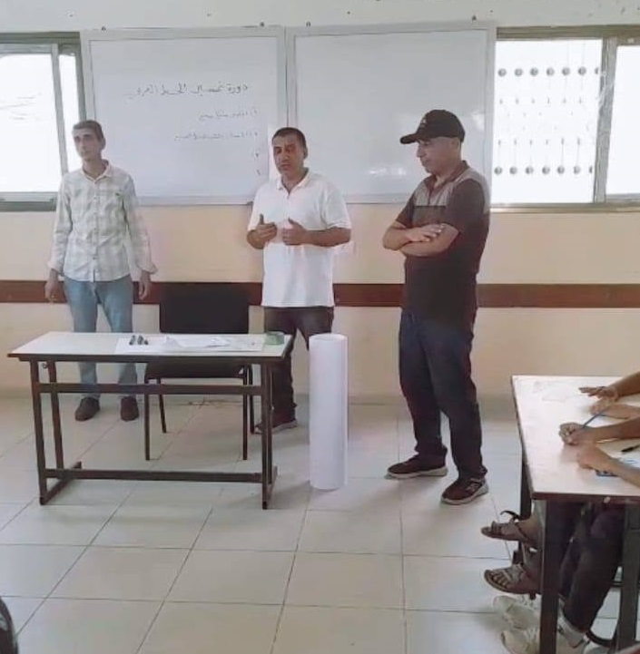 انطلاق فعاليات دورة "تحسين الخط العربي" في نادي الأقصى الرياضي